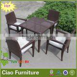 2016 New Design SGS Test Patio Outdoor Rattan Dining Table thumbnail-4