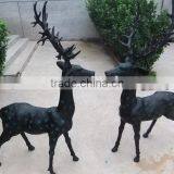 Bronze Deer Garden Statues for Outdoor Decoration thumbnail-1