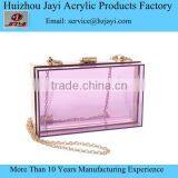 Luxury Rectangle Transparent Women Ladies Wedding Party Clear Crystal Designer Evening Clutches thumbnail-1