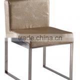 B8020 Cheap pu Cushion Stainless Steel Cafe Dining Chair thumbnail-2
