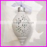 Factory Direct Ceramic Hanging LED Lantern for Christmas Decoration thumbnail-4