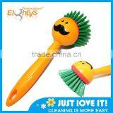 Fashion Plastic Handle Style Household Cleaning Dish Brush for Kitchen thumbnail-1