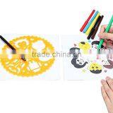 Cheap Educational Drawing Tools Custom Plastic Painting Stencil For Kids thumbnail-4