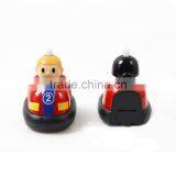 OEM Custom Kids Mini Plastic Pull Back Bumper Car Toys 2016 thumbnail-6