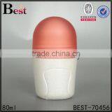 80ml Blue Cap Plastic Roll on Bottle Skin Care Plastic Roll on Deodorant Empty Bottle thumbnail-4