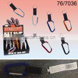 METAL CARABINER WITH KEYRING thumbnail-1