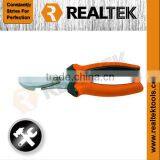 Professional Nickel-planted Heavy Duty Side Cutter Pliers With Bi-color Plastic Handles