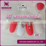 Best Selling Free False Nails Thress Colors With Metal Beauty Fake Nail Tip thumbnail-1