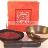 High Quality Handmade in Nepal Root Chakra Tibetan Singing Bowl thumbnail-2