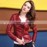 Leather Jacket Women 2015 Spring Women Leather Clothing Outerwear Jackets and Coats Ladies Leather Coat thumbnail-5