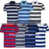 OEM Service Mens Polo T Shirt With Striped Design thumbnail-3