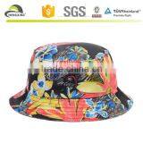 Beach Tropical Hawaiian Palm Tree Pineapple Bucket Hat Fishing Outdoor Sun Cap thumbnail-5