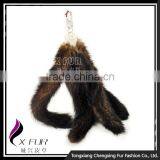 CX-R-20 2016 New Fashion Handmade Mink Tail Fur Metal Keyring thumbnail-3