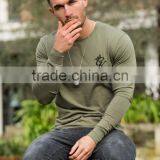 2017 Hot New Products Mens Long Sleeve Longline Curved Hem T Shirt Custom Elongated T Shirt Wholesale Fashion Streetwear thumbnail-6