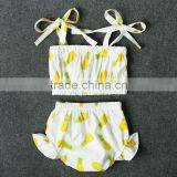 S17449A Summer Girls Outfits Boutique Clothing Set Matching Children Clothing Sets thumbnail-2