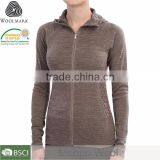 NTS 250 Midweight Base Layer Hoodie- Merino Wool, Full Zip ,women Female Hoodie Cheap thumbnail-1