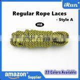 Street Rope Laces - Hiker Booting Rope Laces - Yellow Yeezy Laces With Retail Packaging - Accept Custom - 22 Colors - 6 Styles thumbnail-3