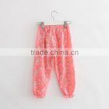 Wholesale Summer Loose Style Floral Girl Leggings High Quality Kids Legging Pants thumbnail-3