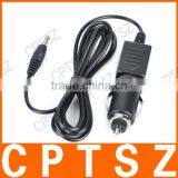 EC60 Car Four Wet Temperature Record LCD Car Cigarette Lighter Powered Digital Clock + Voltage + Thermometer + Hygrometer thumbnail-4