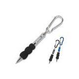 Promotional 7 Working Days - Mini Metal Pen With Silver Trim and a Black Grip With Carabiner thumbnail-1