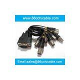 VGA 15 Pin to 8 BNC Cable, DVR Card Cable thumbnail-1