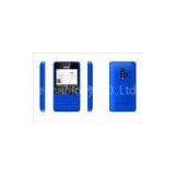 8G Qwerty Keypad Mobile Phone , 960mAh and Blue Dual SIM