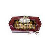 Fashionable Paper Cookie Recycled Paper Boxes , Clear Window Paper Boxes for Food