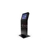 Portable Black Outdoor 55 Inch Touch Screen Display Kiosk With Windows XP / VISTA for Banks thumbnail-1