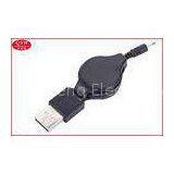 USB 2.0 to USB 2.0 Retractable Charging Cable 0.6MM DC For Nokia Mobile Phone thumbnail-1