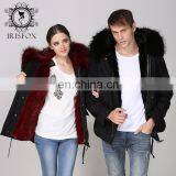 Newest 2016 Winter Fashion Hot Selling Mens Hooded Raccoon Fur Coat Faux thumbnail-3