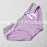 Bestdance Wholesale Lace Underpant Pure Cotton Modal Bow-knot Underwear Briefs G-String for Women OEM thumbnail-4