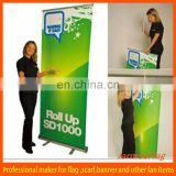 Custom advertising roll up stand banner