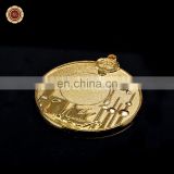 WR China Manufacturer Custom 3D Metal Medal Quality Creative Building Medal Design with Ribbon