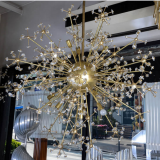 Led Glass Ball Pendant Lamp The Sitting Room Lamp Lights Restaurant Creative Ball Chandelier Dance Hall Droplight thumbnail-2