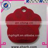 Multicolor Dog Footprint Blank Logo Dog Tag Necklace Wholesaler thumbnail-1