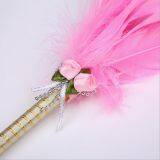 Unique Pink Feathers Top Signature Pen With Elegance Design for Wedding/advertisement Gift thumbnail-4