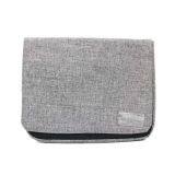 BG2014 Grey Imitation Linen Fabric Flap Bag Storage Bag Large Size thumbnail-1