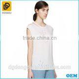 Comfort Cotton T Shirt design for women with hole design