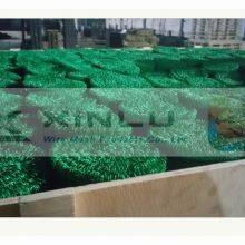 Green Colour PVC Coated Wire Ties, PVC Coated Double Loop Wire Ties thumbnail-5