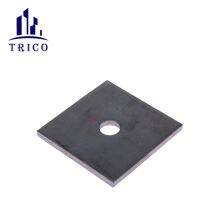 Аксессуары для строительных опалубок. Налитая квадратная распорная пластина. Шайба пластина