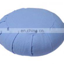 Buckwheat Flax Seed Filled Embroidered Zafu Cushions Made in India