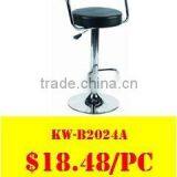 WorkWell New Design Modern pu Leather Adjustable Swivel Bar Stool(Kw-B2024) thumbnail-1
