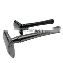 Mens New Paper Razor Double Edge Safety Stainless Blade for Men Metal Shaving Rose Gold Razor thumbnail-2