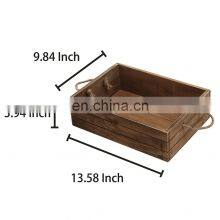 Customized Wine Beer Fruit Decor Storage Wooden Crate Box thumbnail-3