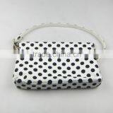 Women Black and White Wave Point Elegant Handbag thumbnail-2