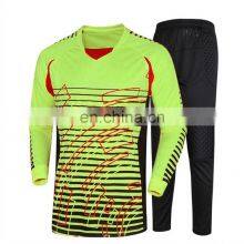 OEM Service Football Soccer Goalkeeper Jerseys Uniform Long Sleeves Goal Keeper Jerseys Uniform thumbnail-5
