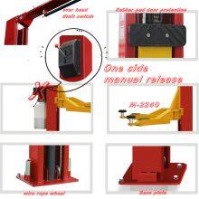 4.5 Ton /Asymmetric One Side Release Floor Clear Vehicle Lift Hydraulic Car Hoist Lift With CE Certificate V-LZL-M-2240 thumbnail-4