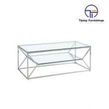 Tiptop Modern Gold Stainless Steel Leg Marble Top Round Living Room Home Furniture Luxury Side Center Coffee Tea Table thumbnail-4