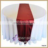 TR010H Elegant Green Satin Banquet Party Table Runner Sizes 30*274cm thumbnail-6