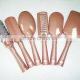Good Quality Top Selling New Fashion Metallic Rose Golden Color Plastic Hair Brush thumbnail-2